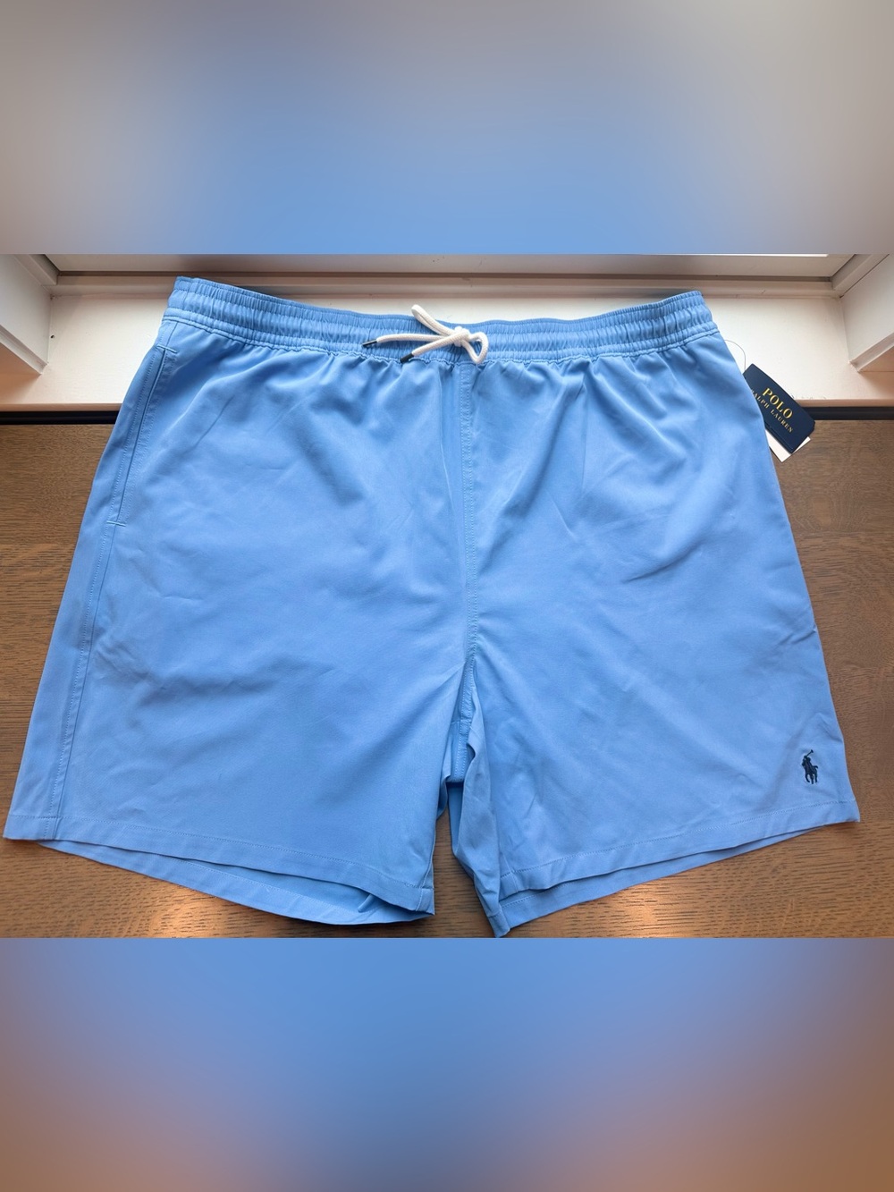 Polo by Ralph Lauren Traveler Harbor Blue Men's Swim Trunks -Size 2XLT